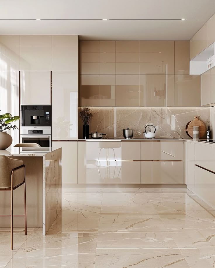 Monochromatic Beige Ultra-Modern