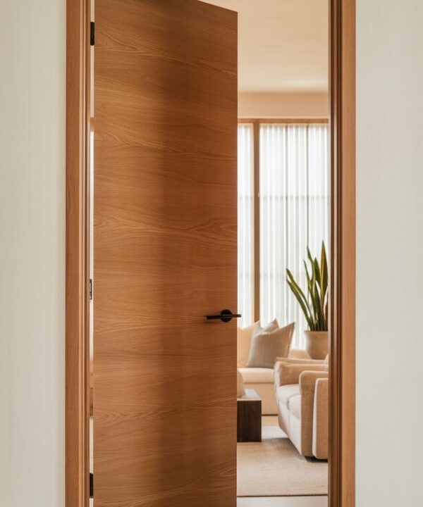 Walnut Horizontal Grain Flush Door